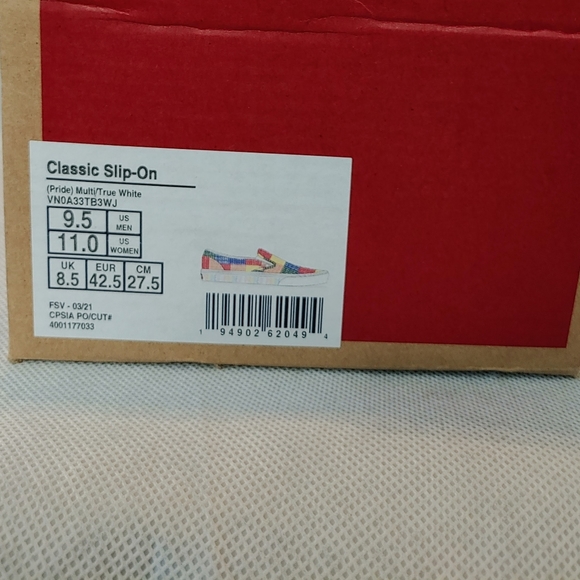 Van's Pride Slip-ons M- 9.5 / W- 11 - Picture 8 of 8